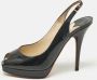 Jimmy Choo Pre-owned Leather heels Black Dames - Thumbnail 2