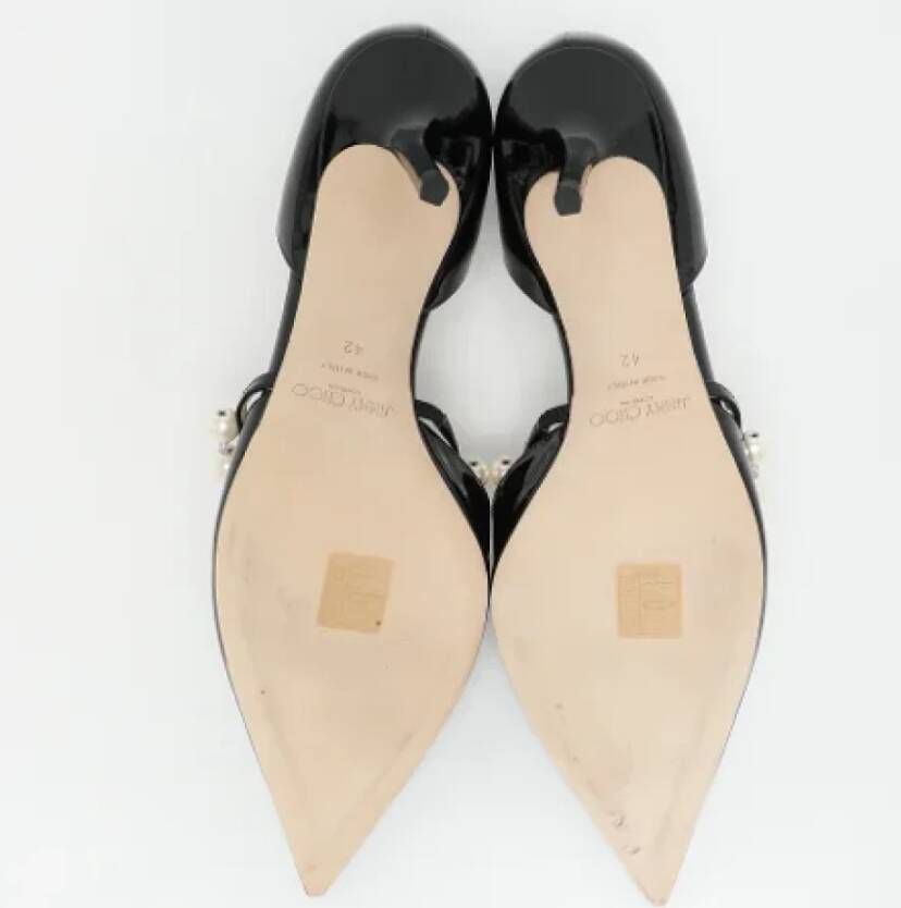 Jimmy Choo Pre-owned Leather heels Black Dames