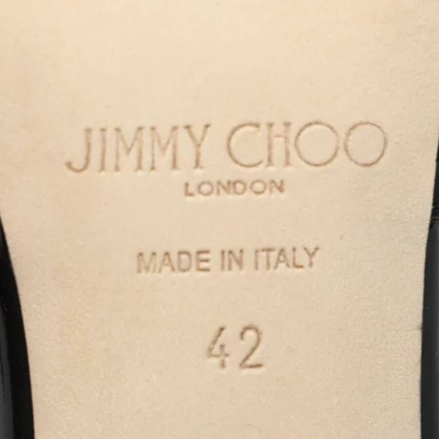 Jimmy Choo Pre-owned Leather heels Black Dames