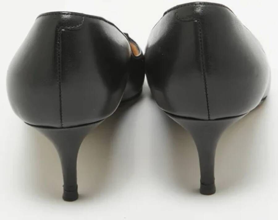 Jimmy Choo Pre-owned Leather heels Black Dames