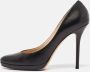 Jimmy Choo Pre-owned Leather heels Black Dames - Thumbnail 2