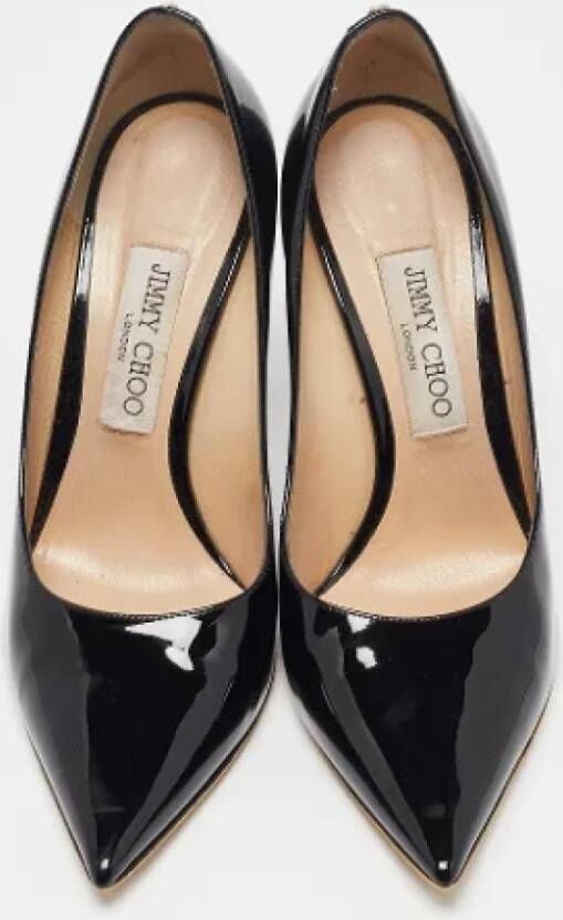 Jimmy Choo Pre-owned Leather heels Black Dames