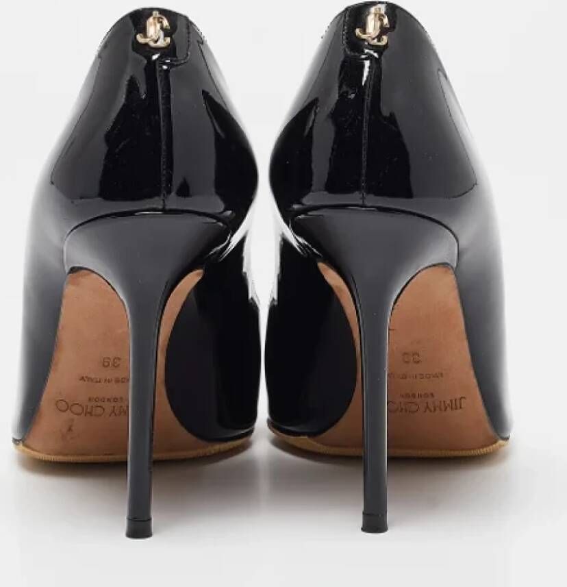 Jimmy Choo Pre-owned Leather heels Black Dames