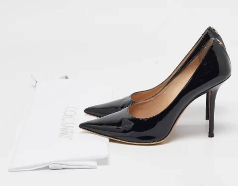 Jimmy Choo Pre-owned Leather heels Black Dames