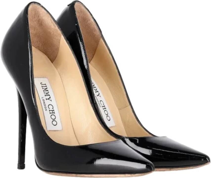 Jimmy Choo Pre-owned Leather heels Black Dames