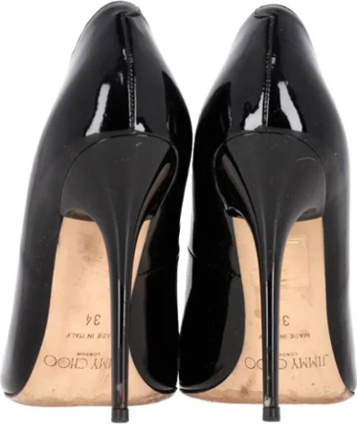 Jimmy Choo Pre-owned Leather heels Black Dames