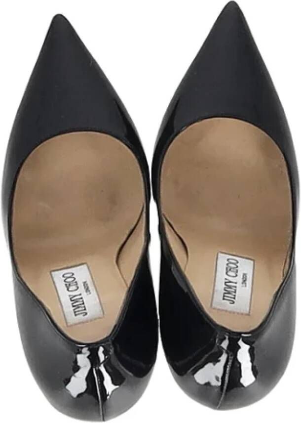 Jimmy Choo Pre-owned Leather heels Black Dames