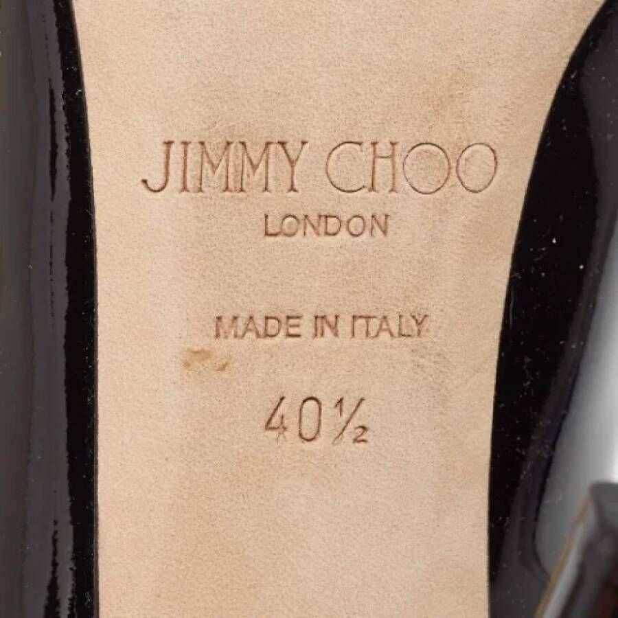 Jimmy Choo Pre-owned Leather heels Black Dames