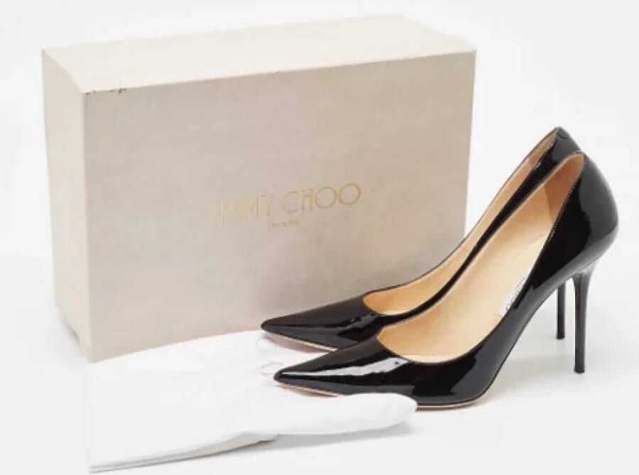 Jimmy Choo Pre-owned Leather heels Black Dames