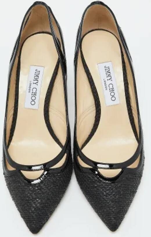 Jimmy Choo Pre-owned Leather heels Black Dames