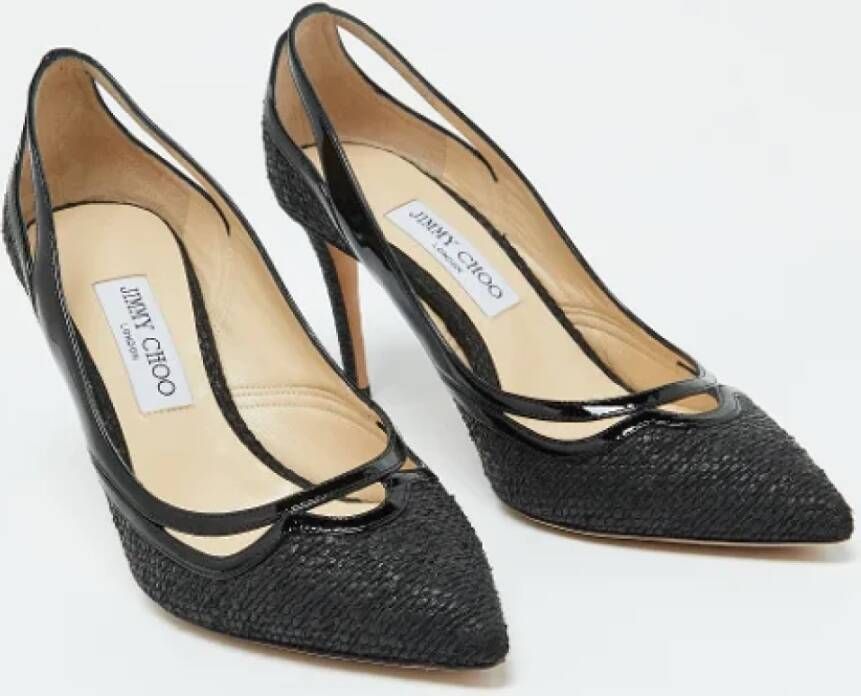 Jimmy Choo Pre-owned Leather heels Black Dames