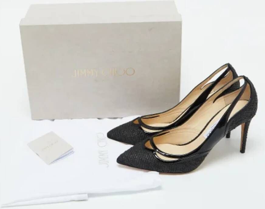 Jimmy Choo Pre-owned Leather heels Black Dames