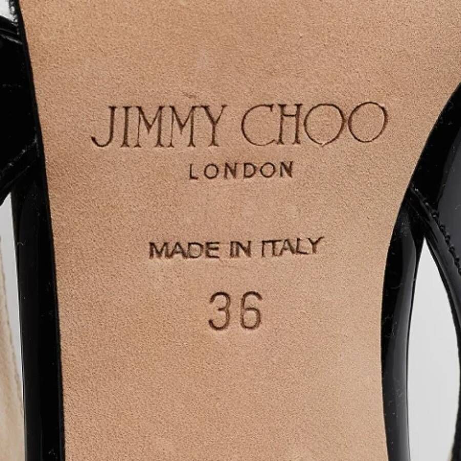 Jimmy Choo Pre-owned Leather heels Black Dames