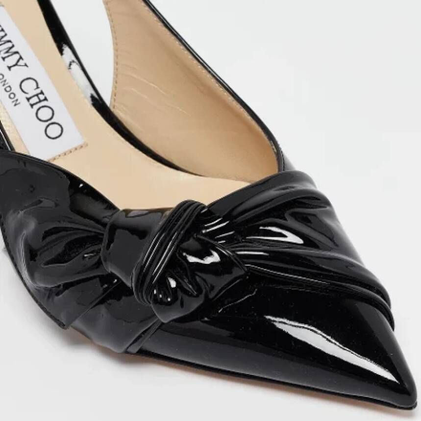 Jimmy Choo Pre-owned Leather heels Black Dames