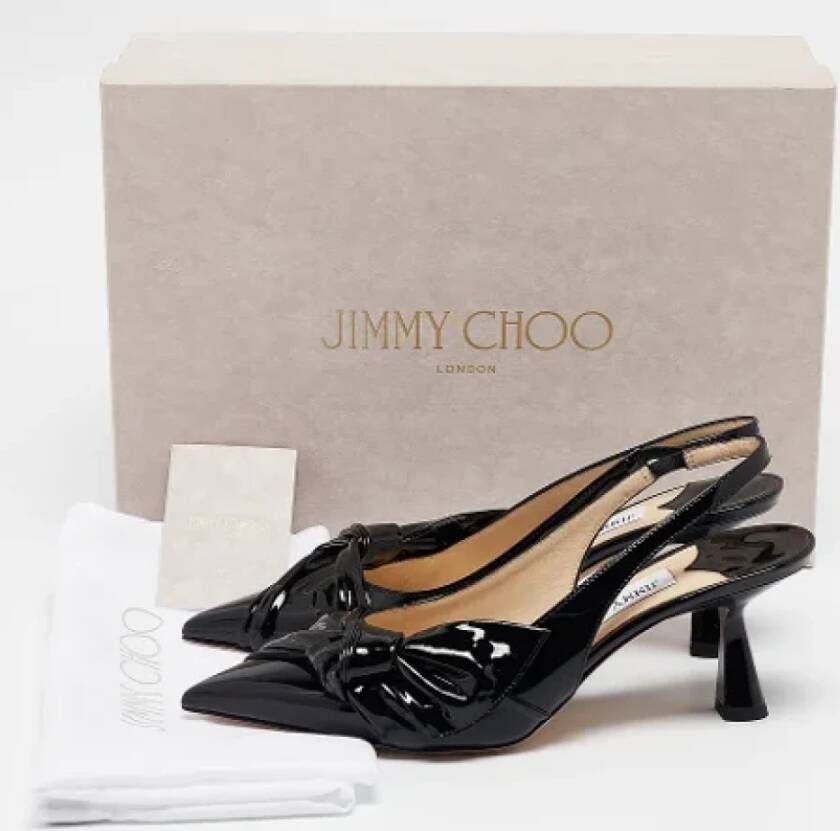 Jimmy Choo Pre-owned Leather heels Black Dames