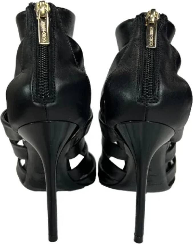 Jimmy Choo Pre-owned Leather heels Black Dames