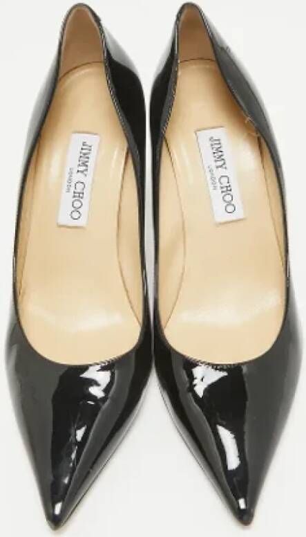 Jimmy Choo Pre-owned Leather heels Black Dames