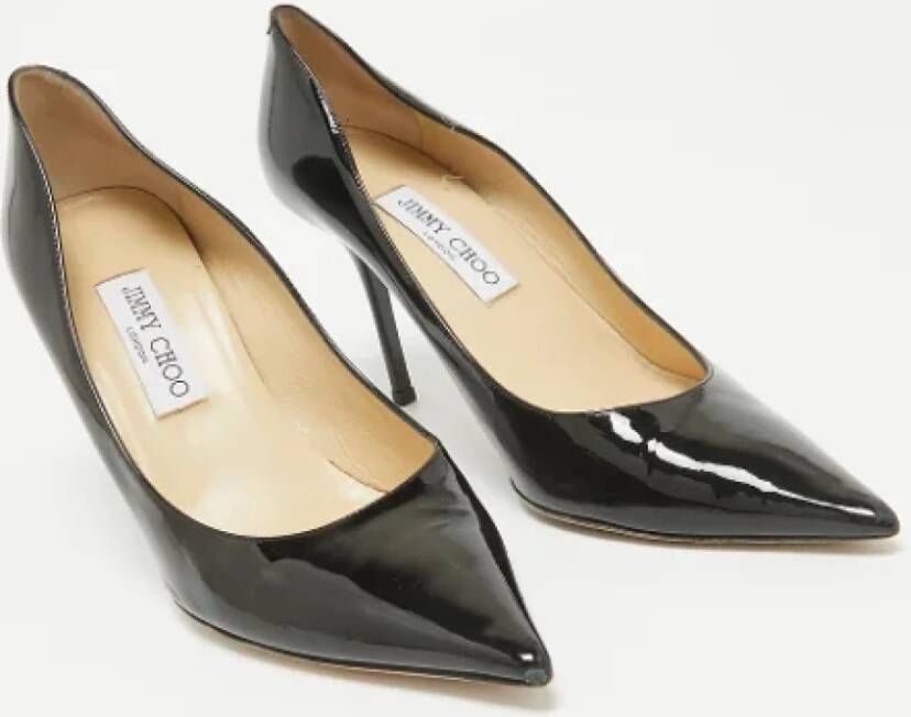 Jimmy Choo Pre-owned Leather heels Black Dames