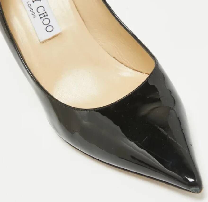 Jimmy Choo Pre-owned Leather heels Black Dames