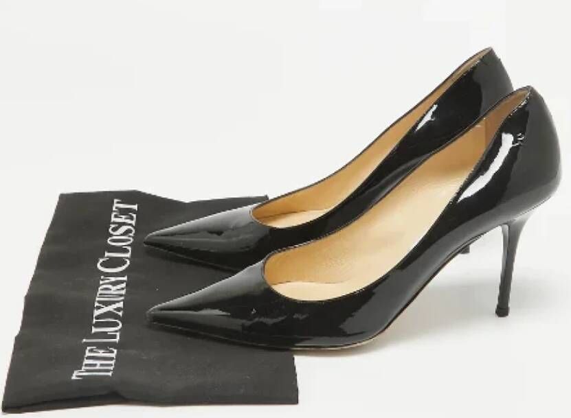 Jimmy Choo Pre-owned Leather heels Black Dames