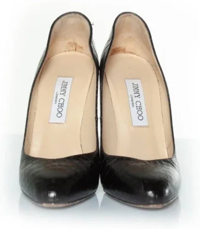 Jimmy Choo Pre-owned Leather heels Black Dames