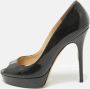 Jimmy Choo Pre-owned Leather heels Black Dames - Thumbnail 2