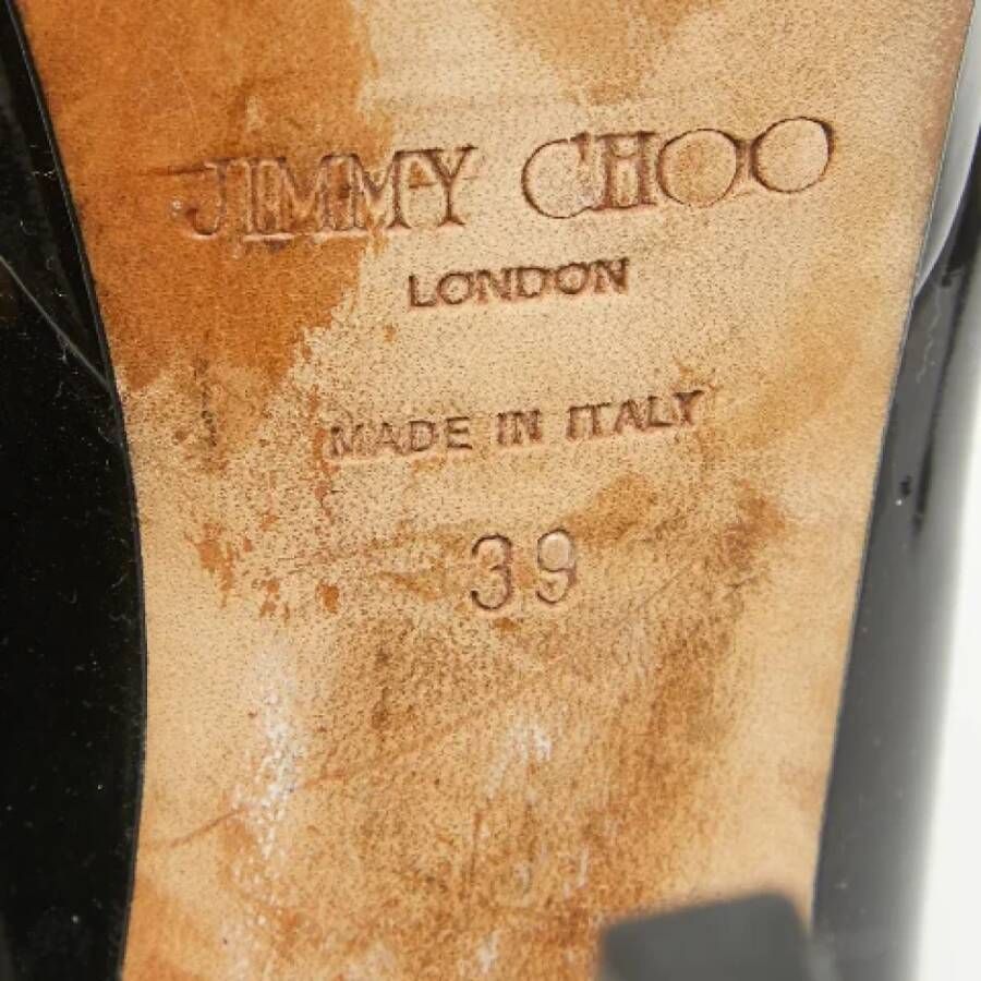 Jimmy Choo Pre-owned Leather heels Black Dames