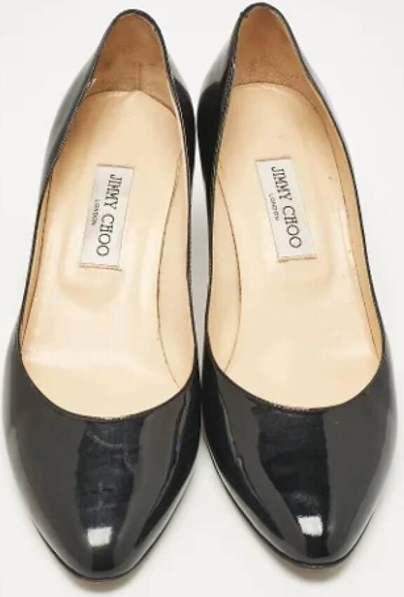 Jimmy Choo Pre-owned Leather heels Black Dames