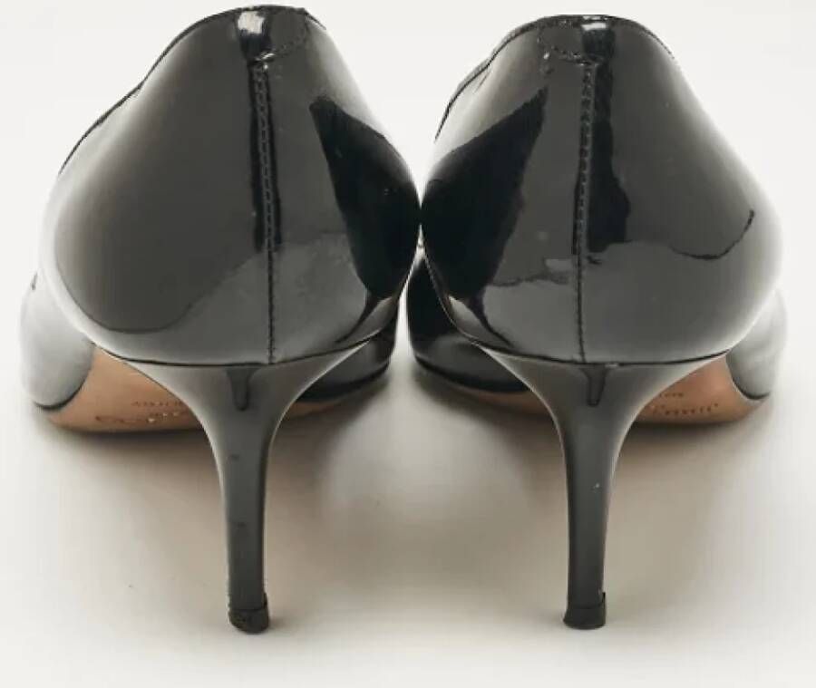 Jimmy Choo Pre-owned Leather heels Black Dames