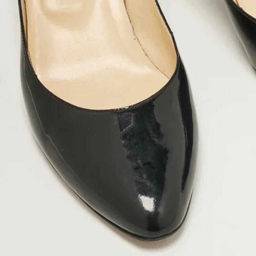 Jimmy Choo Pre-owned Leather heels Black Dames