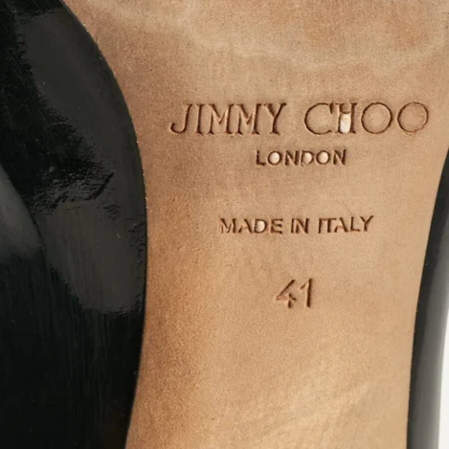 Jimmy Choo Pre-owned Leather heels Black Dames