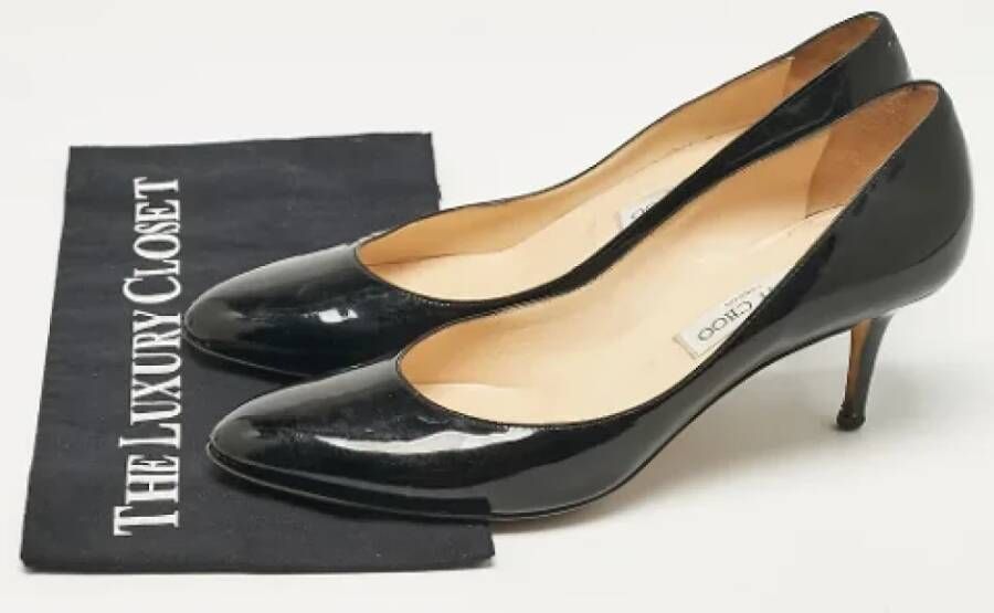 Jimmy Choo Pre-owned Leather heels Black Dames