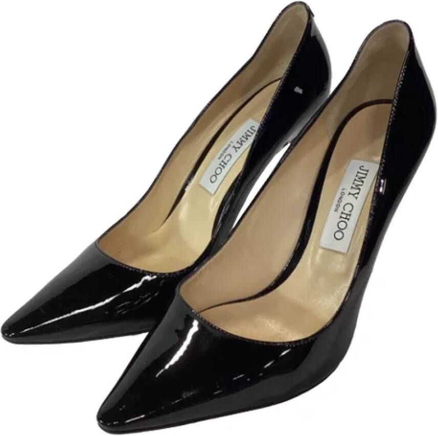 Jimmy Choo Pre-owned Leather heels Black Dames