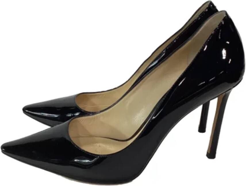 Jimmy Choo Pre-owned Leather heels Black Dames