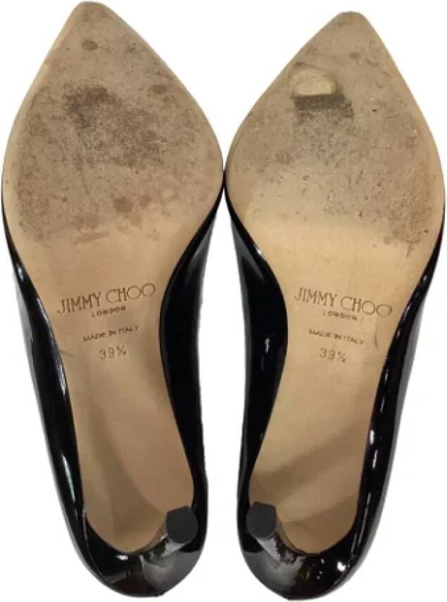 Jimmy Choo Pre-owned Leather heels Black Dames