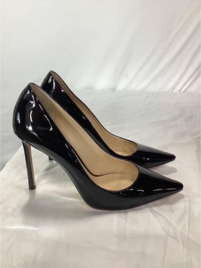 Jimmy Choo Pre-owned Leather heels Black Dames