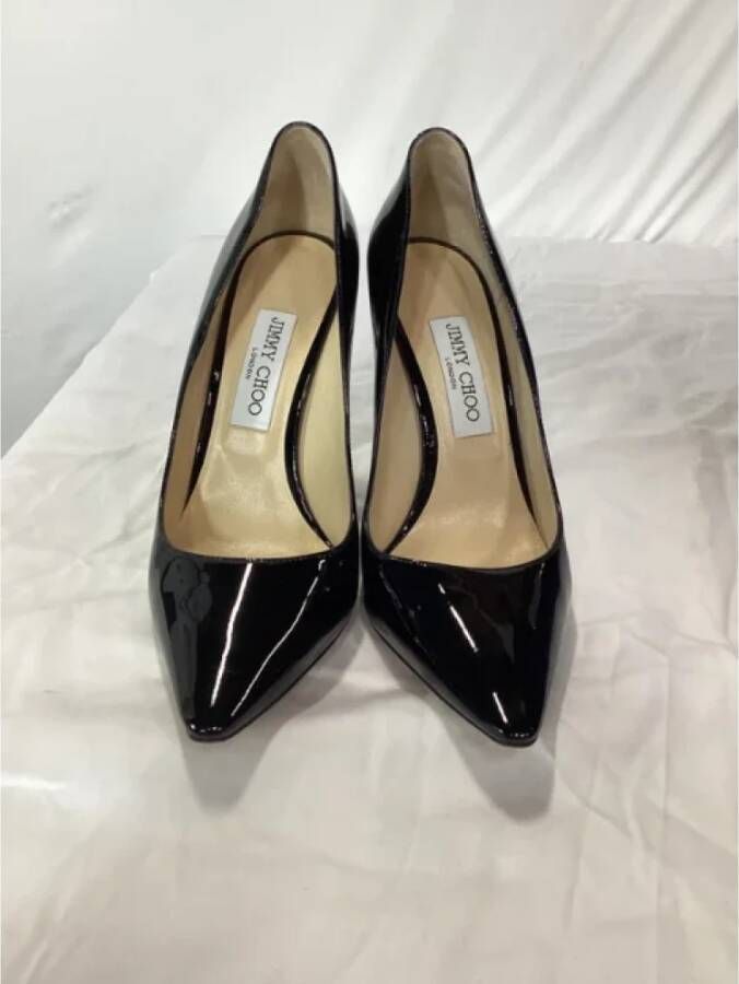 Jimmy Choo Pre-owned Leather heels Black Dames