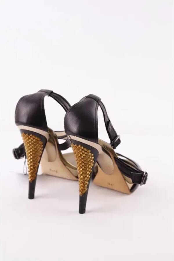 Jimmy Choo Pre-owned Leather heels Black Dames