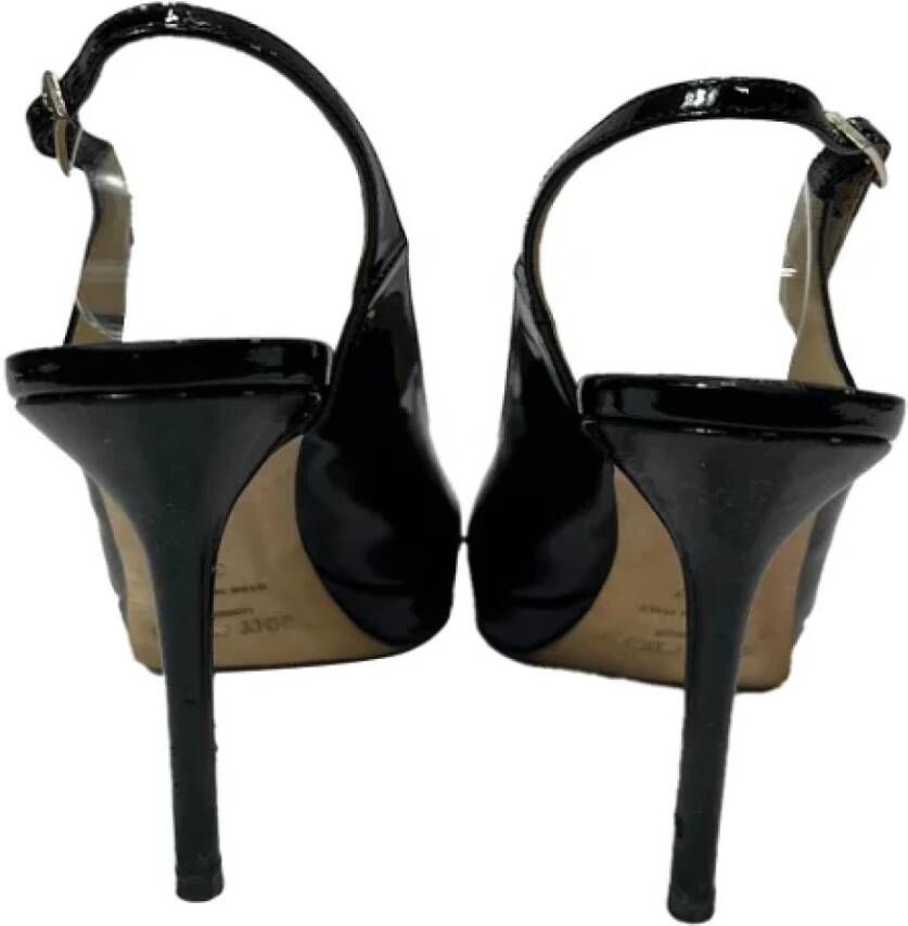 Jimmy Choo Pre-owned Leather heels Black Dames