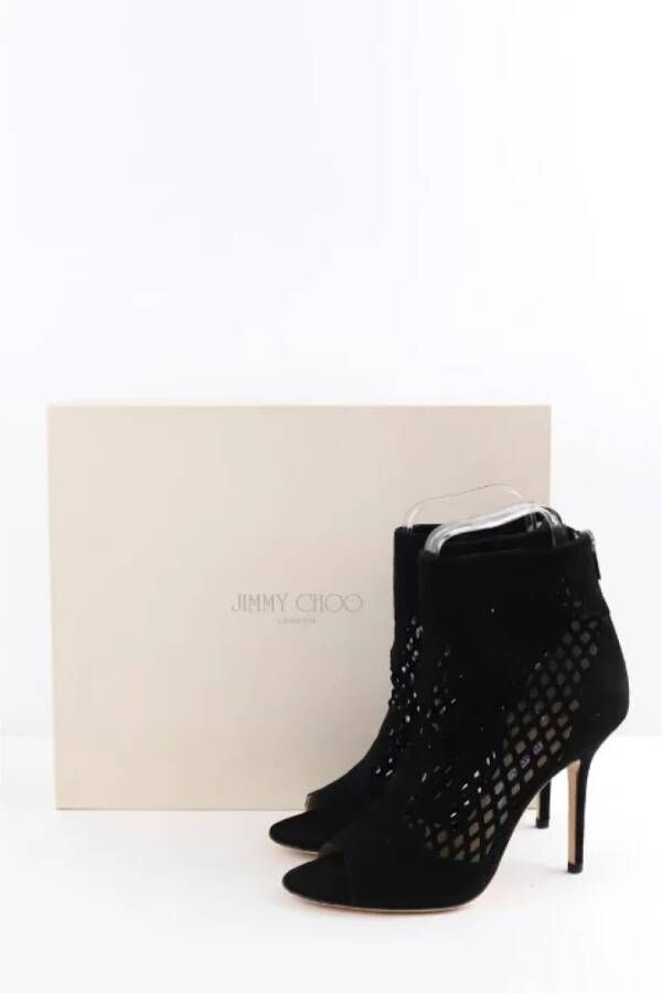 Jimmy Choo Pre-owned Leather heels Black Dames