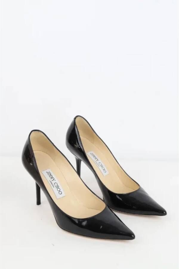 Jimmy Choo Pre-owned Leather heels Black Dames