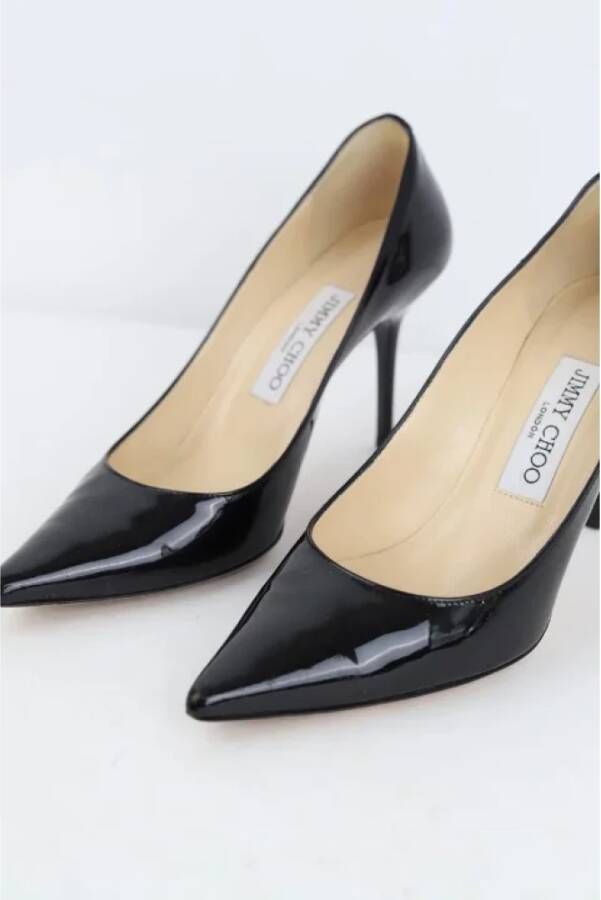 Jimmy Choo Pre-owned Leather heels Black Dames