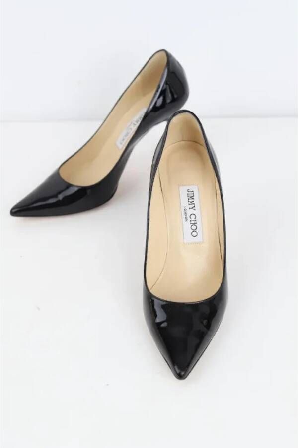 Jimmy Choo Pre-owned Leather heels Black Dames