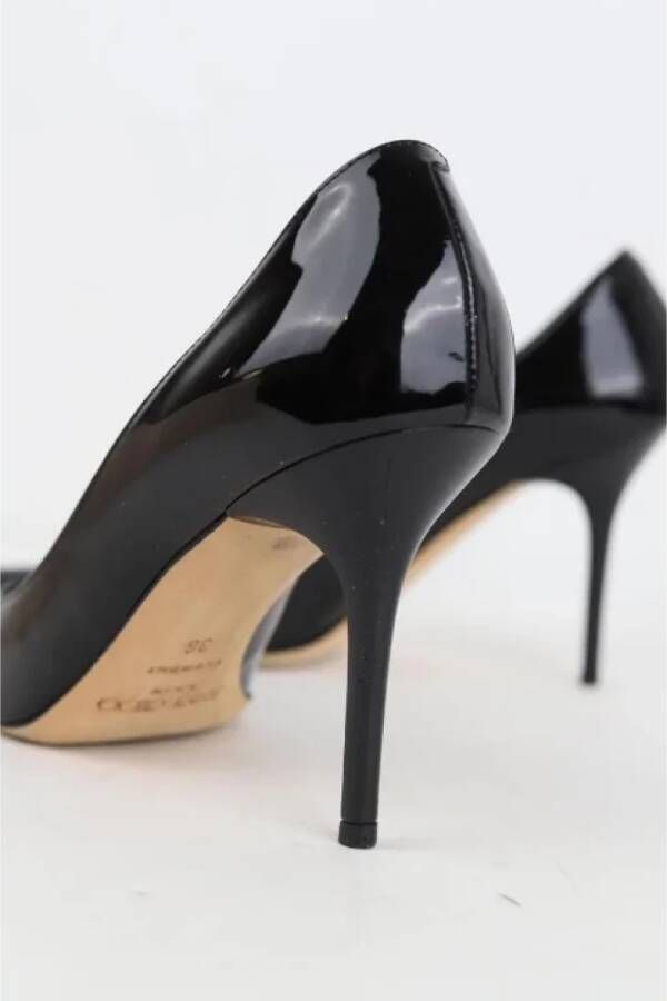 Jimmy Choo Pre-owned Leather heels Black Dames