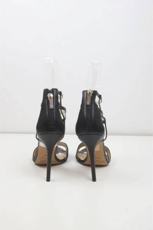 Jimmy Choo Pre-owned Leather heels Black Dames