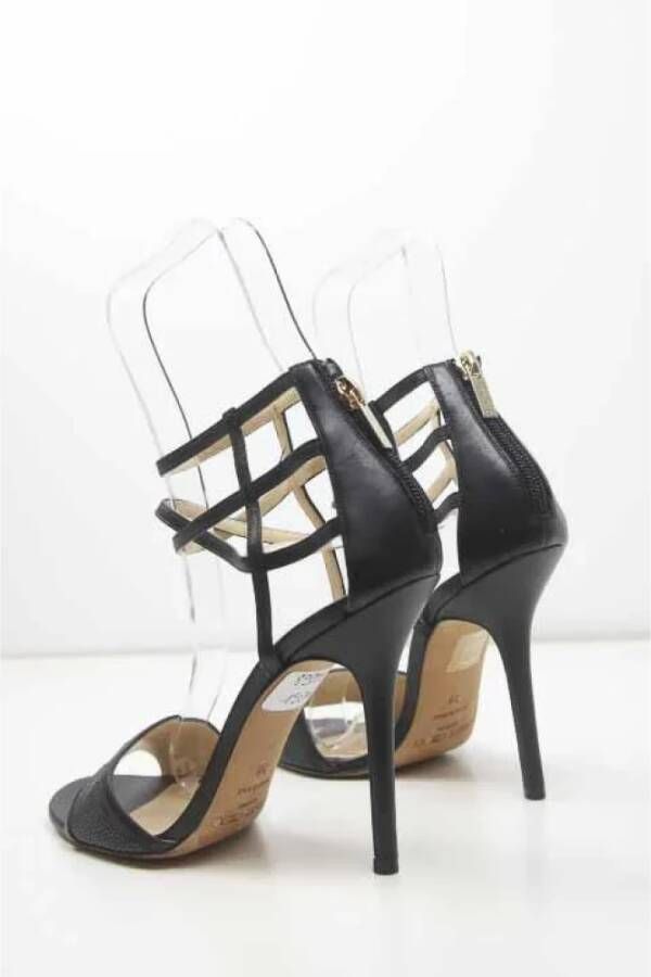 Jimmy Choo Pre-owned Leather heels Black Dames