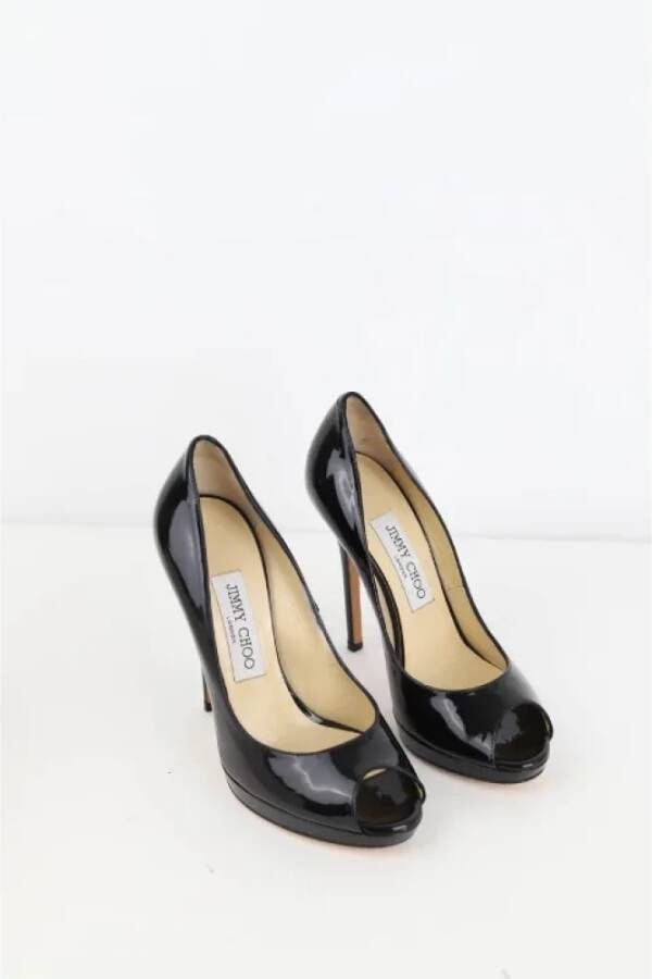 Jimmy Choo Pre-owned Leather heels Black Dames