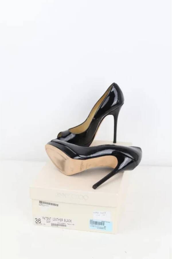 Jimmy Choo Pre-owned Leather heels Black Dames