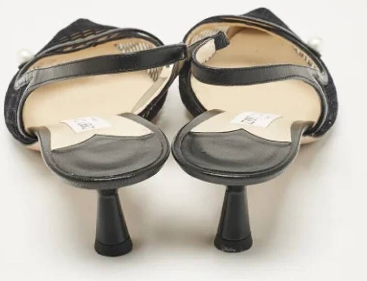 Jimmy Choo Pre-owned Leather heels Black Dames