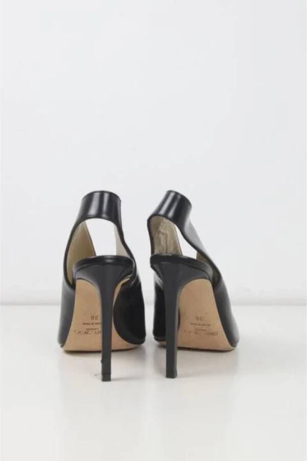 Jimmy Choo Pre-owned Leather heels Black Dames